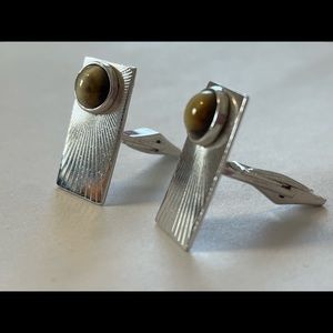 Retro Cats Eye Cufflinks